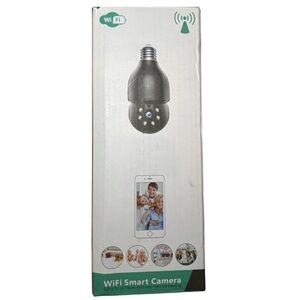 WiFi Light Bulb Security Camera with Night Vision Motion Detection Two-Way Audio